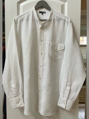 Murano Mens 100% Linen Button Down